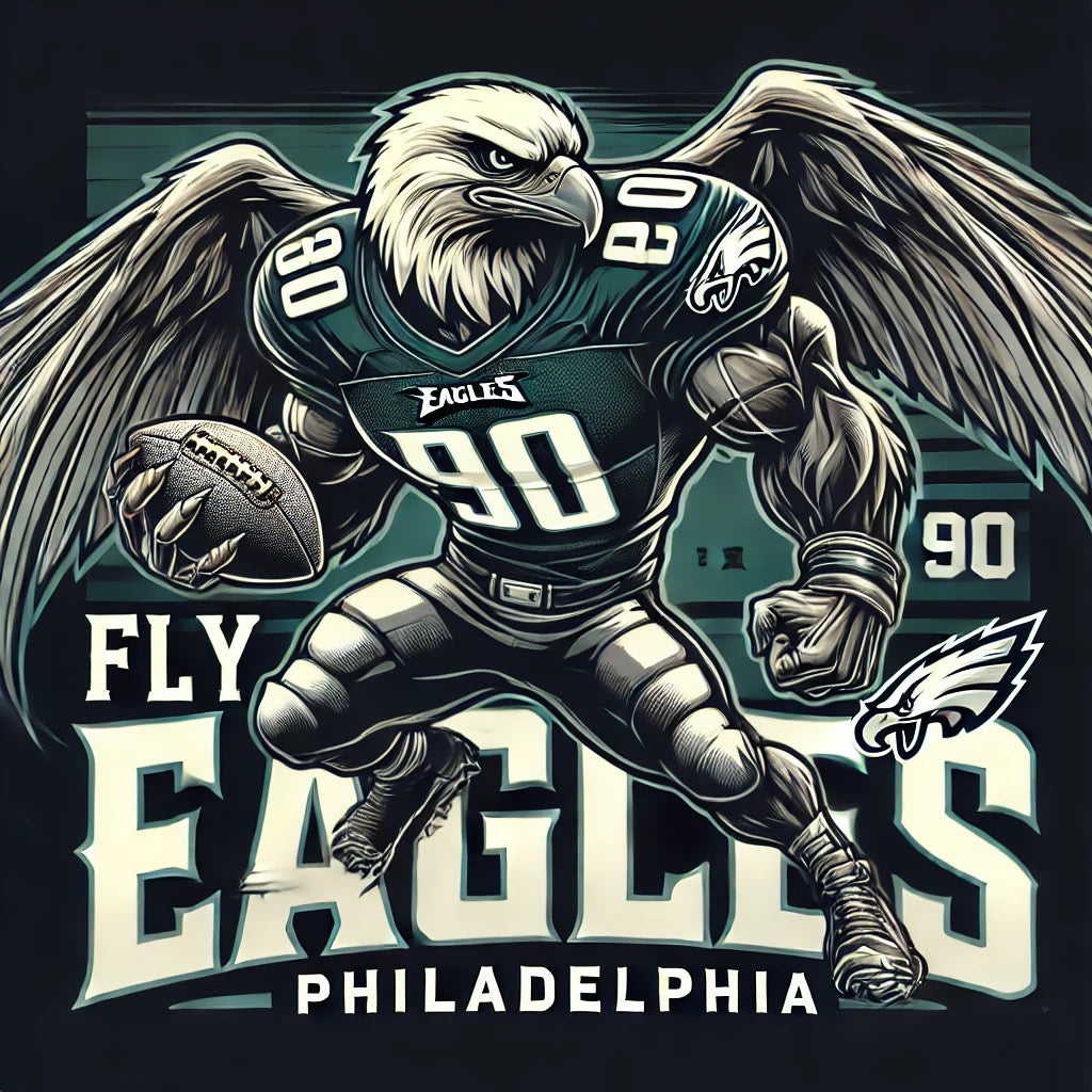 Fly Eagles Fly: Philadelphia Eagles Mascot Tee