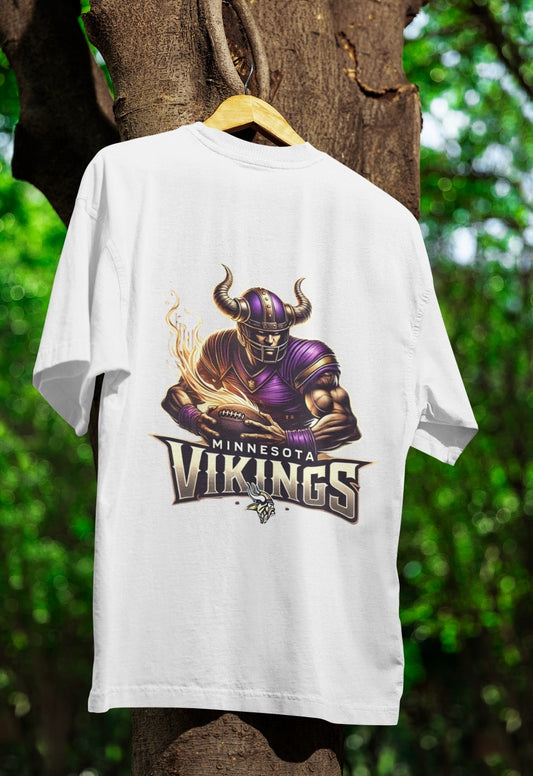 Skol Vikings! Show Your Pride with Custom Minnesota Vikings Tees! 🏈💜💛