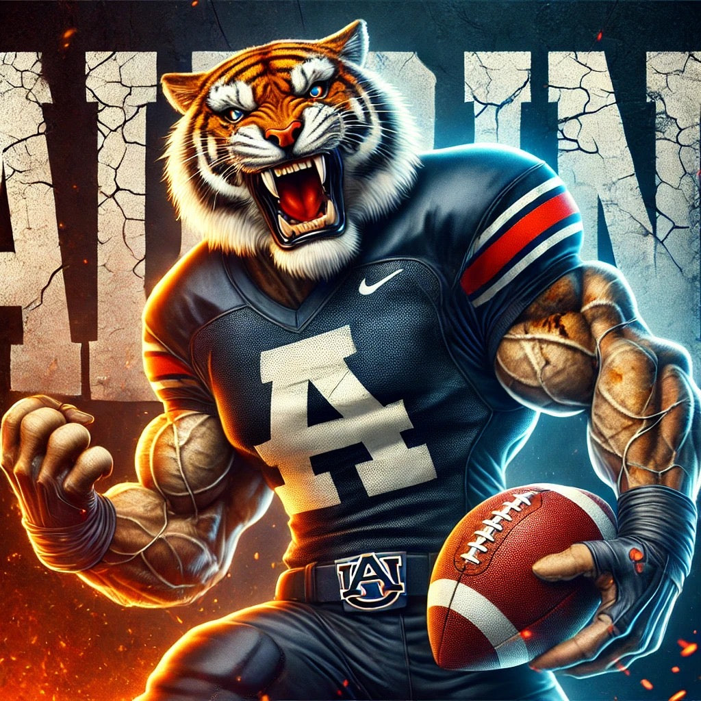 War Eagle Spirit: Auburn Tigers Mascot Tee